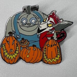 BEHEMOTH & LOCK Nightmare Before Christmas Disney Pin 2010 Jack O Lanterns NEW